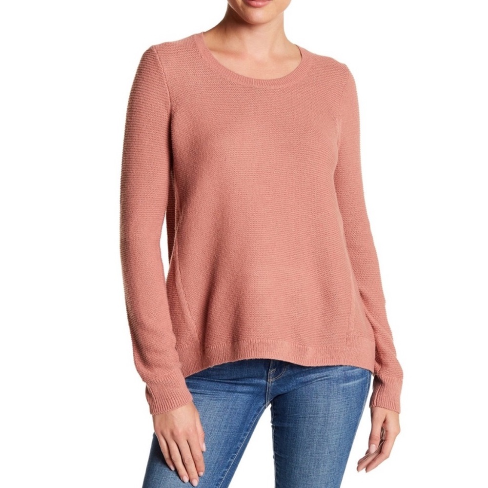 MADEWELL PEACH CREWNECK SWEATER